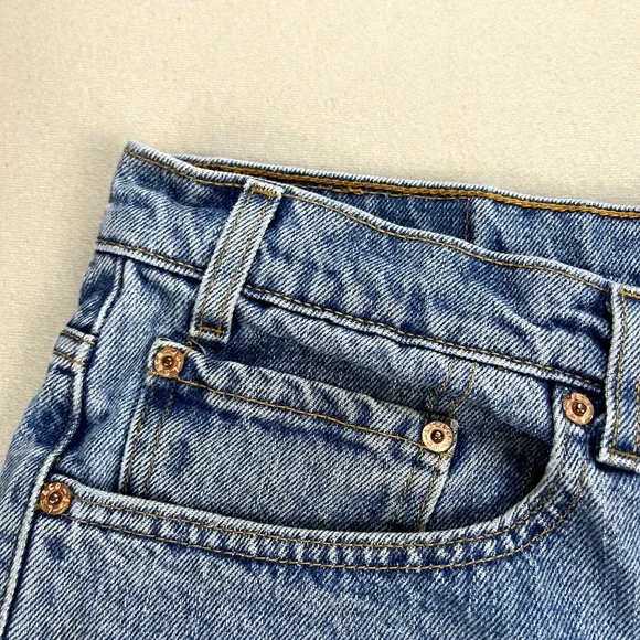 Vintage Levis 550 Jeans Mens 40x30 Blue Denim Relaxed Fit Light Stone Wash 90s - Picture 6 of 14